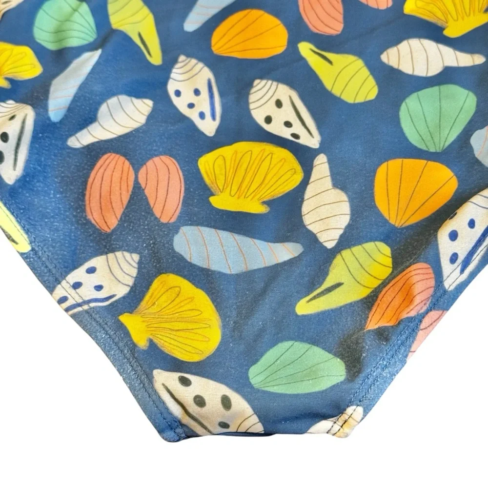 Pearl Street Swim Seashell Kids Swim One Piece 5/6 - Picture 7 of 9